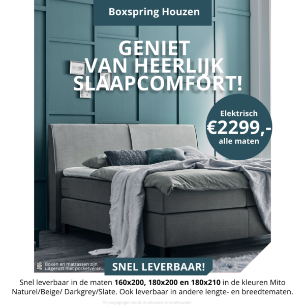 Boxspring elektrisch Houzen