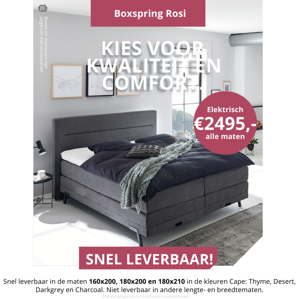 Boxspring elektrisch Rosi