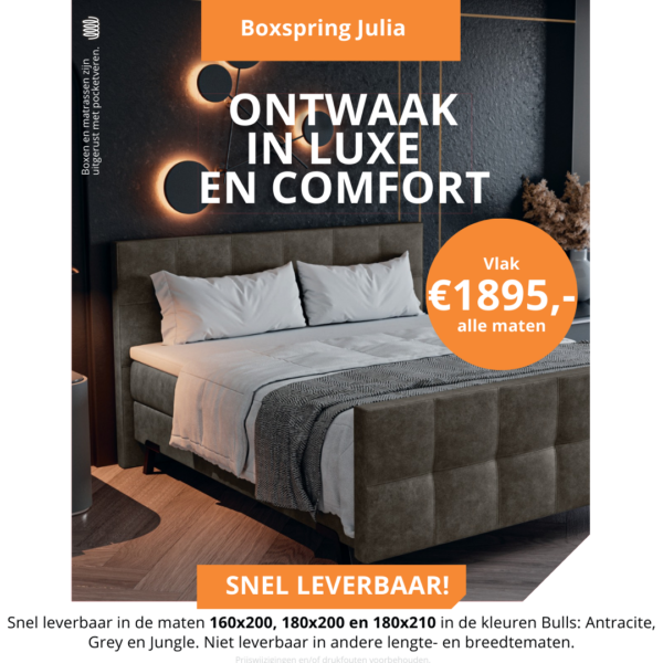 Boxspring vlak Julia