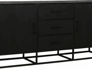 Dressoir 2 zwart 180 cm