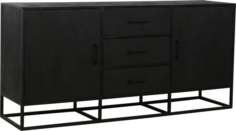 Dressoir 2 zwart 180 cm