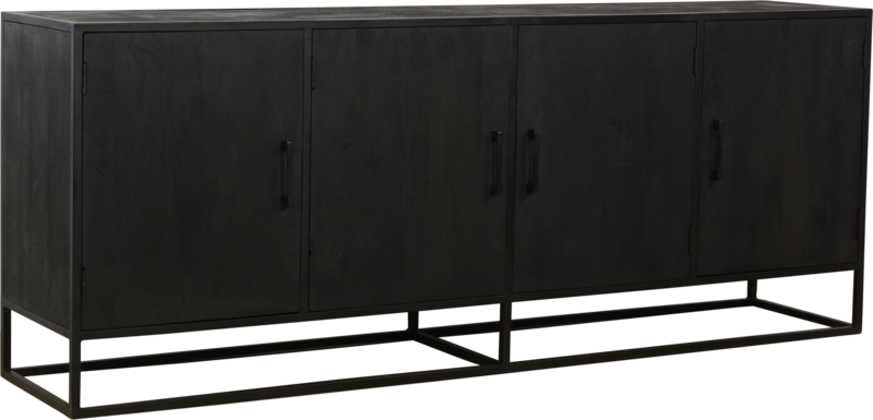 Dressoir 4 zwart 220cm