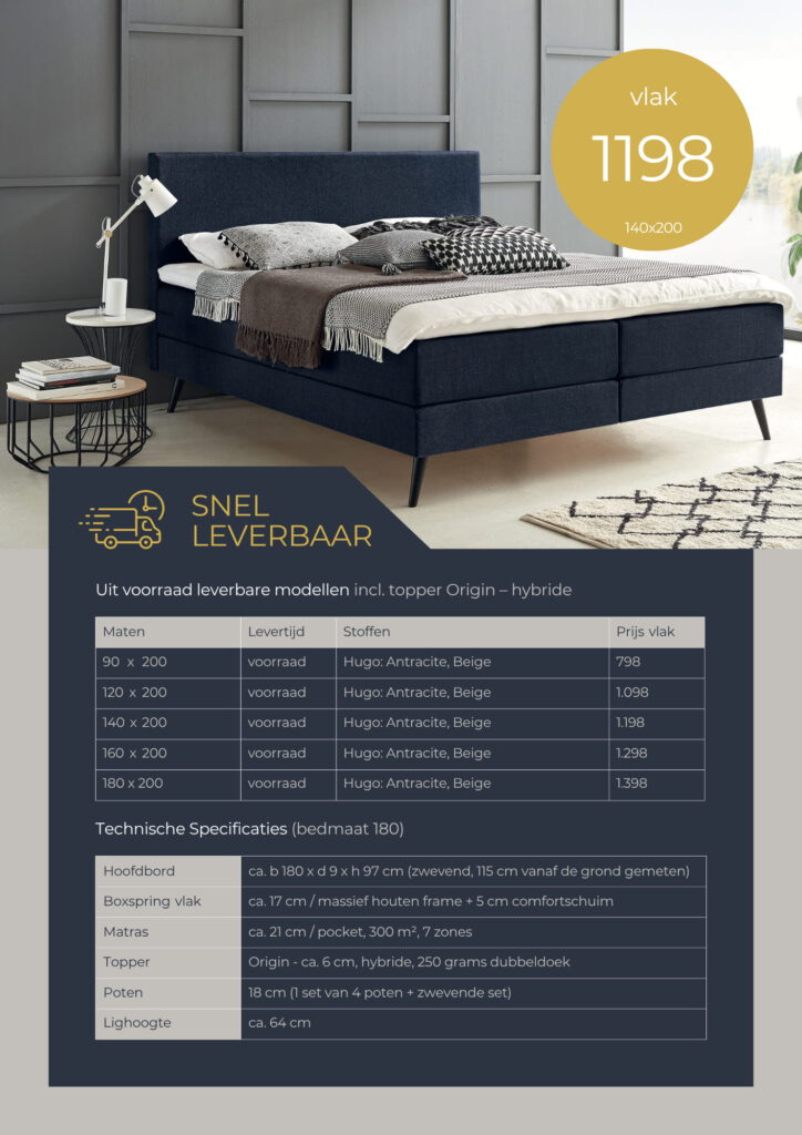 Boxspring Angel 00 Flyer voorkant