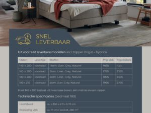 Boxspring Atie Flyer voorkant