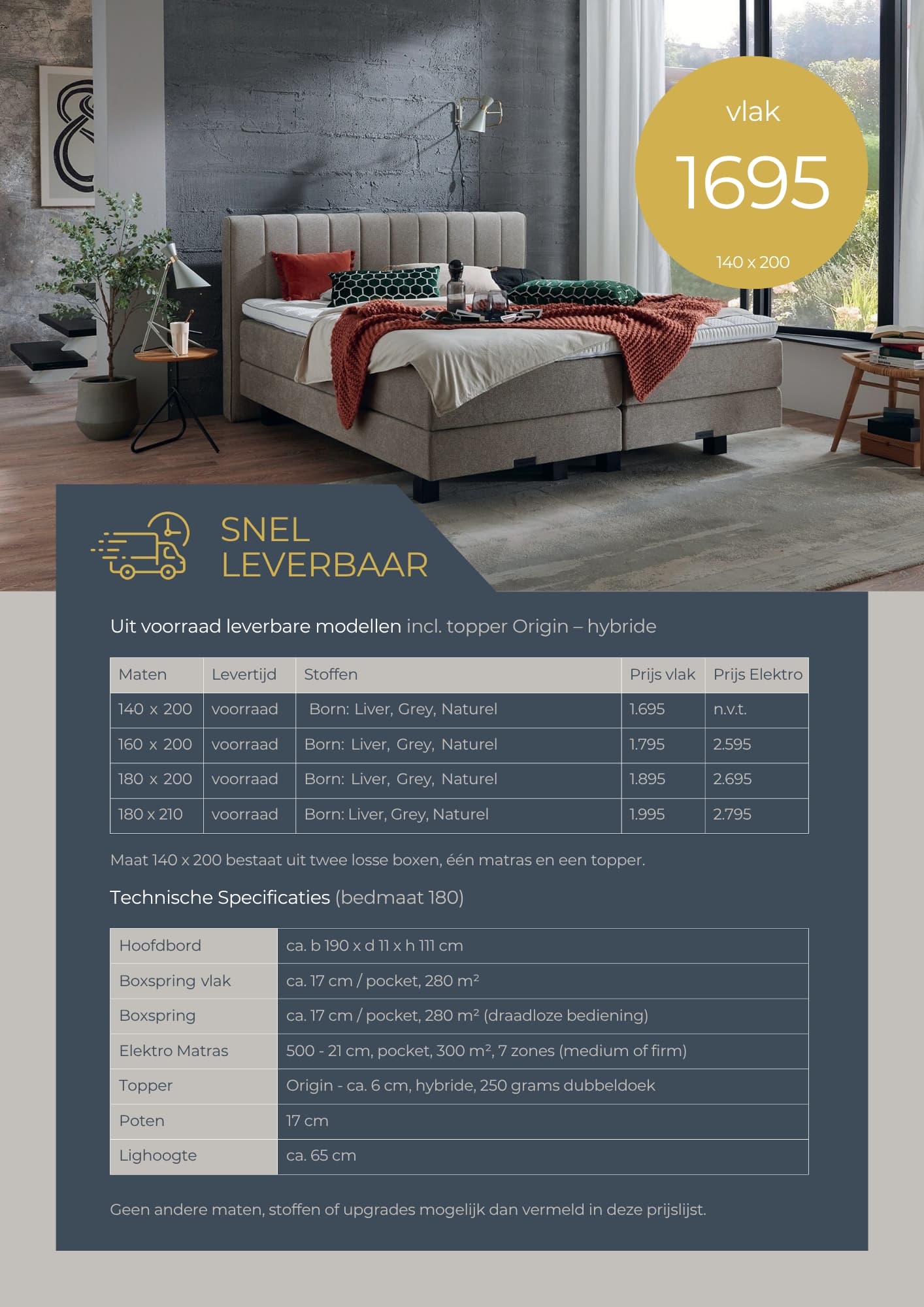 Boxspring Atie Flyer voorkant