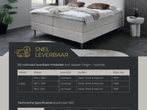 Boxspring Rondo Flyer voorkant