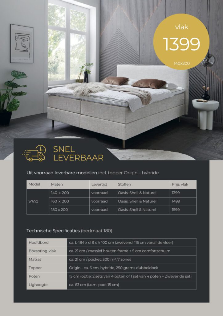 Boxspring Rondo Flyer voorkant